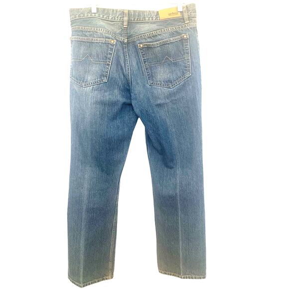 Urban Pipeline  Bootcut Jeans 34/32 Slim Blue Mens Medium Wash Relaxed Fit - Picture 2 of 8